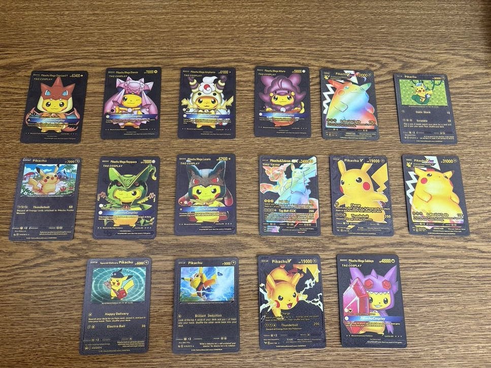 Pikachu Pokémon Kaarten Collectie - Diverse Types, Ophalen of Verzenden, Nieuw, Meerdere kaarten
