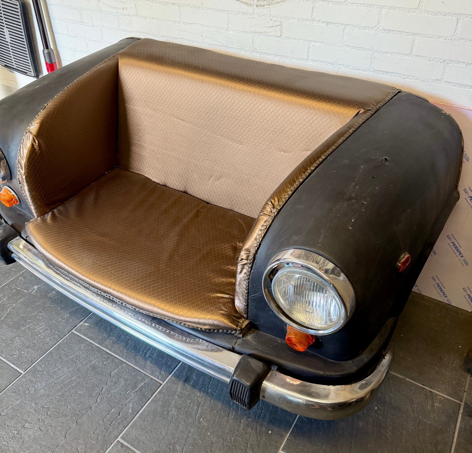 Mancave  autobank (opknapper), Ophalen, Gebruikt, 150 tot 200 cm, Tweepersoons