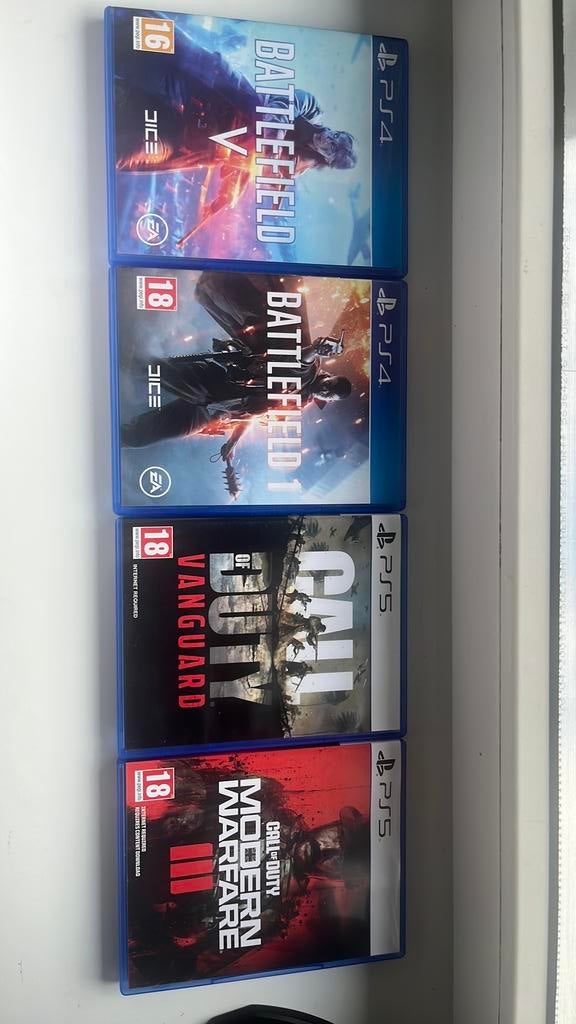 Ps4 & ps5 spellen cod en battlefield, Ophalen, Zo goed als nieuw