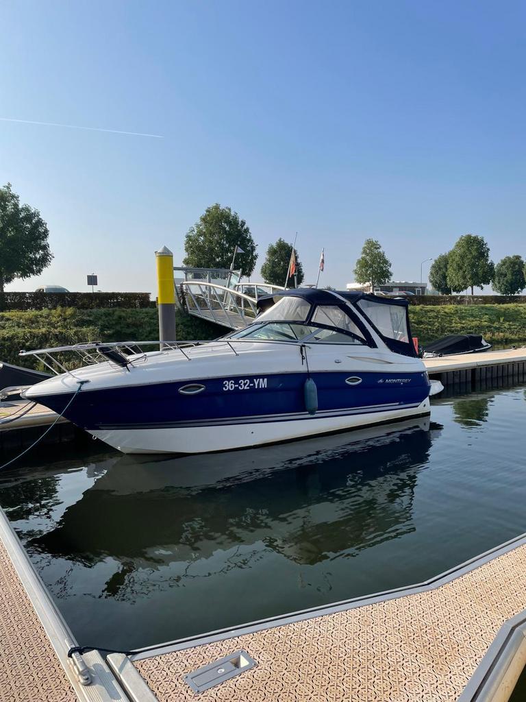 Monterey 270 Cruiser 5.7 - V8 MPI, Watersport en Boten, Binnenboordmotor, Ophalen of Verzenden, Zo goed als nieuw, 200 pk of meer