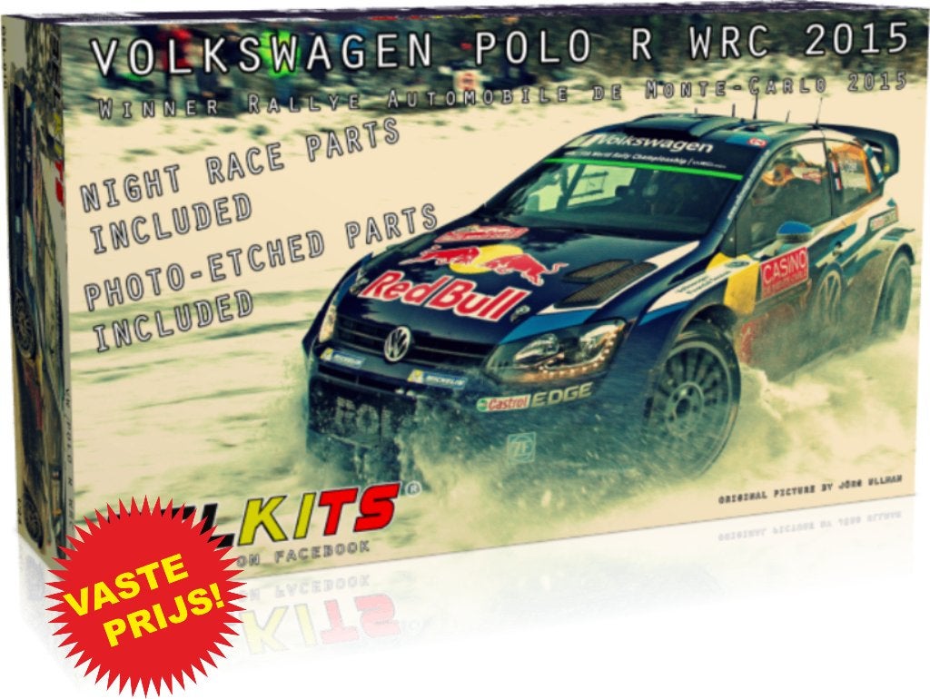 Volkswagen Polo R WRC 2015 (Belkits 010) 1/24, Overige merken, Auto, Groter dan 1:32, Nieuw