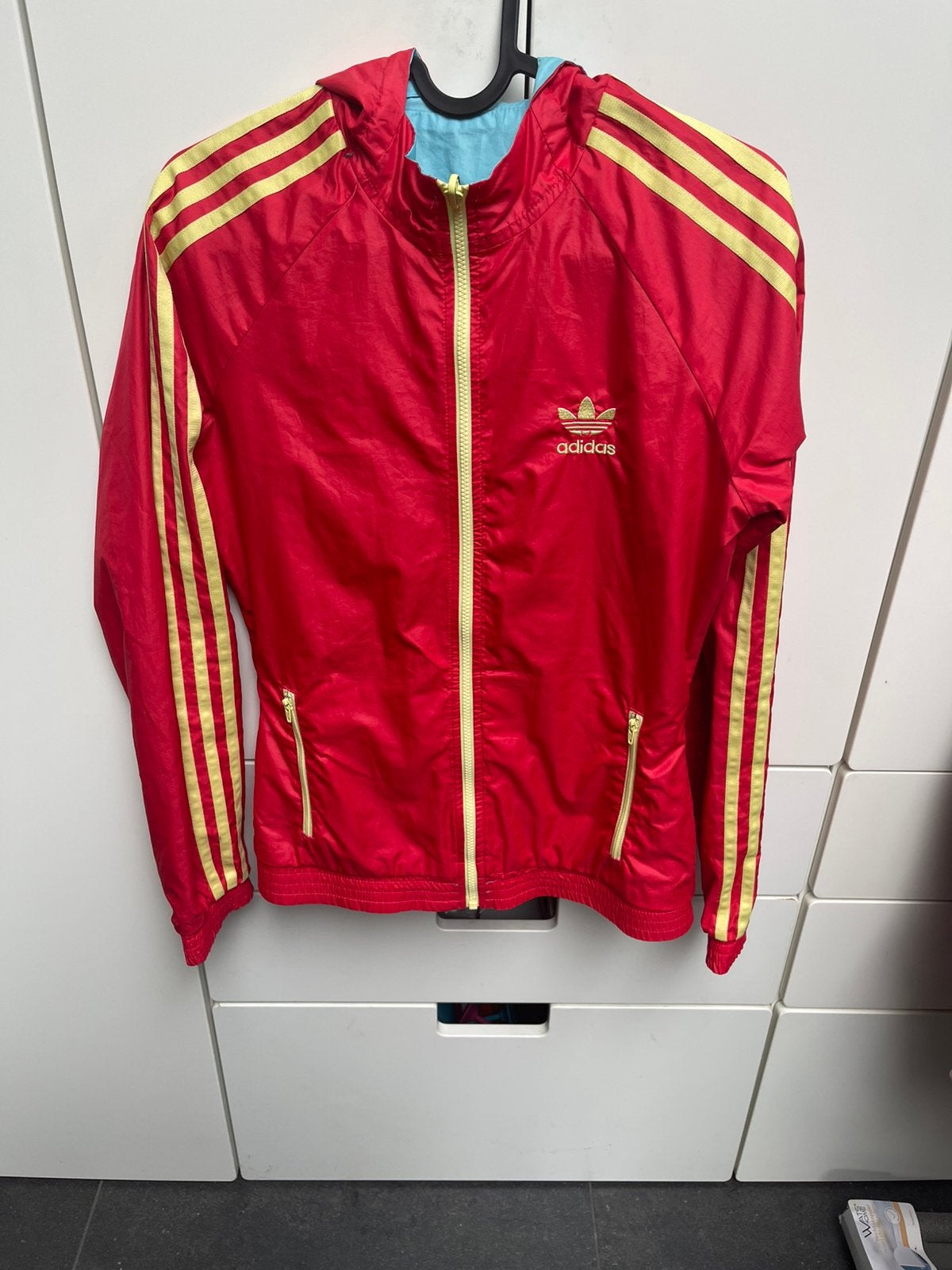 Adidas original jack maat 34 reversible, Ophalen, Zo goed als nieuw, Maat 34 (XS) of kleiner