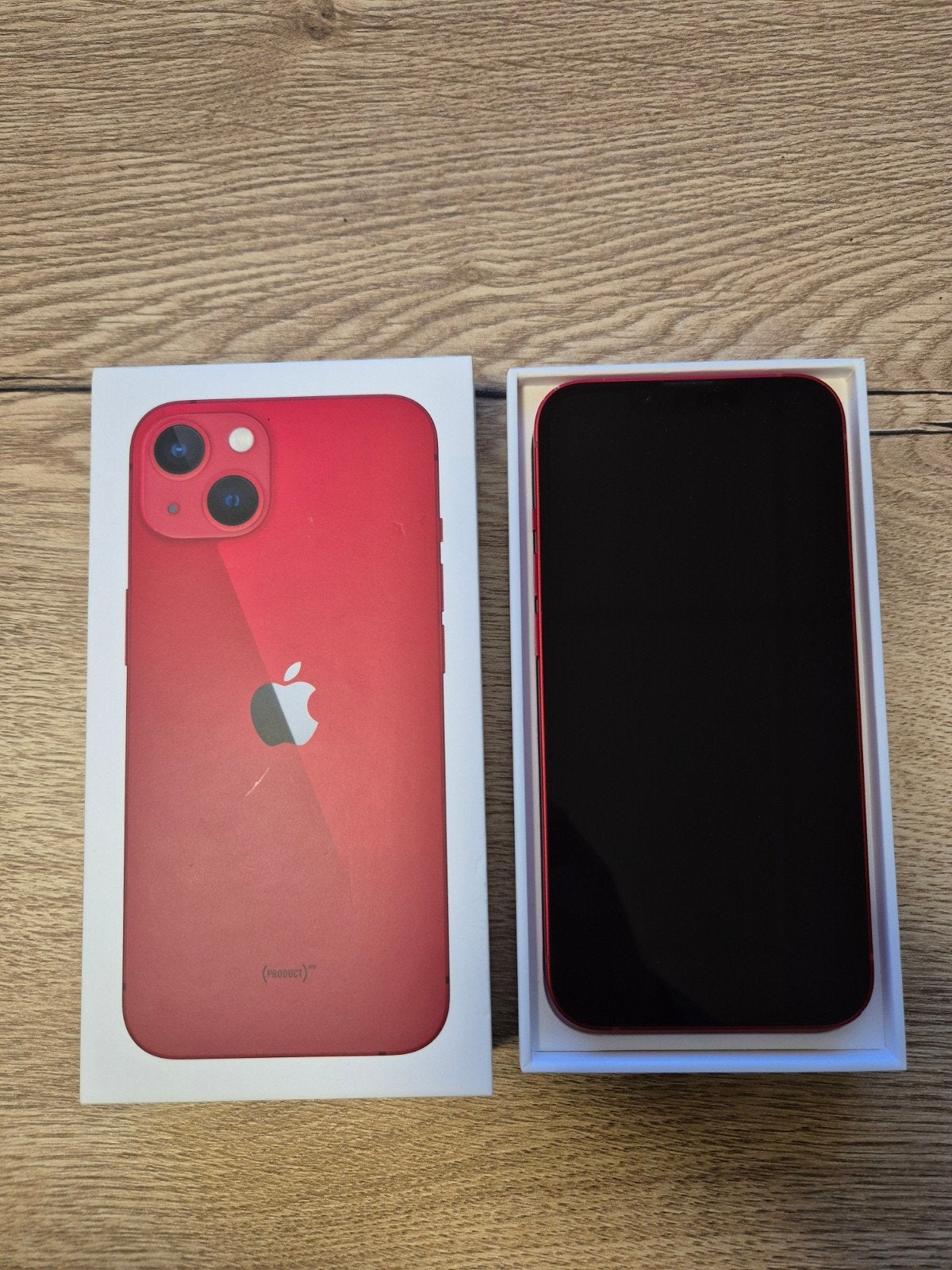Apple iPhone 13 (PRODUCT)RED - 128GB - Goede staat, Ophalen, IPhone 13, Zonder simlock, Zonder abonnement