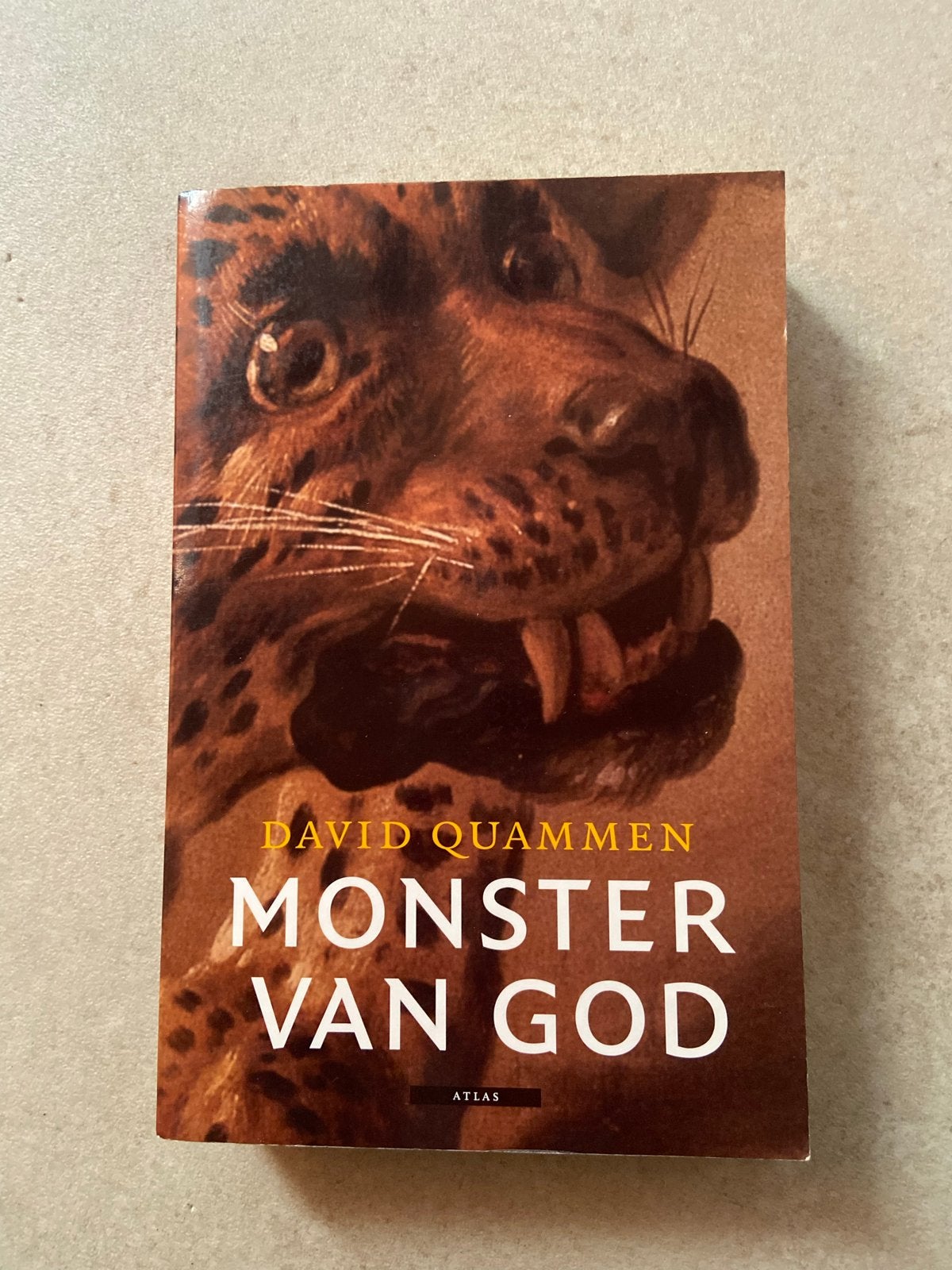 Monster van God - David Quammen, Ophalen of Verzenden, Gelezen, Nederland