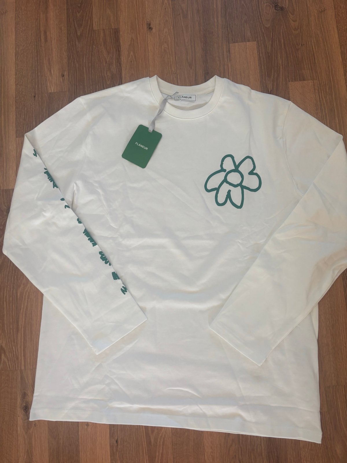 Flâneur Lange Mouwen T-shirt - Nieuw met labels, Kleding | Heren, Ophalen of Verzenden, Nieuw, Maat 52/54 (L), Wit