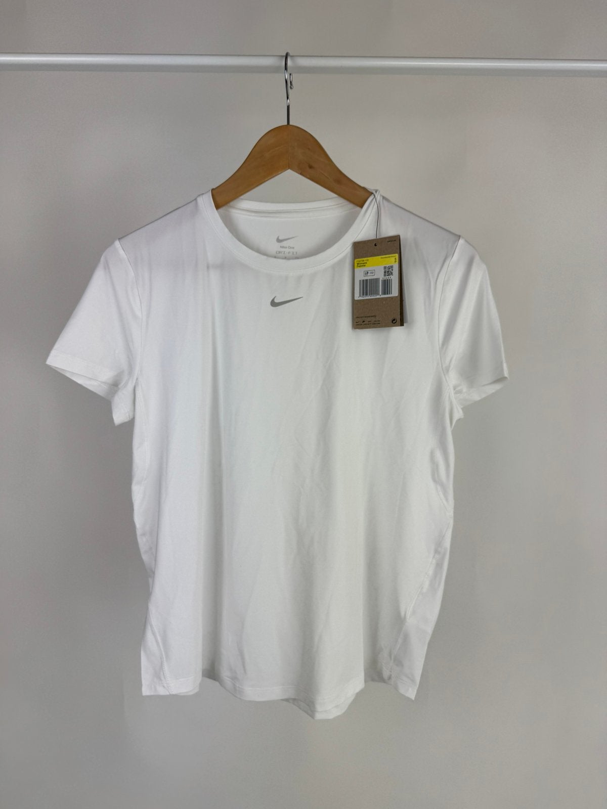 NIEUW! Nike One Classic Dri-FIT damestop wit – maat S, Kleding | Dames, Wit, Nieuw, Ophalen of Verzenden, Hardlopen of Fietsen