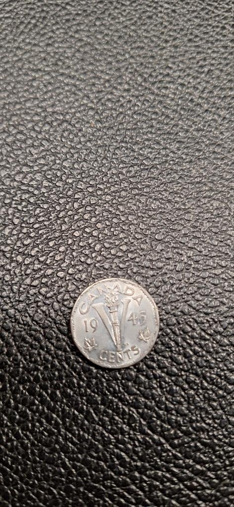 1#    Canada 5 cent 1945, Ophalen of Verzenden, Noord-Amerika