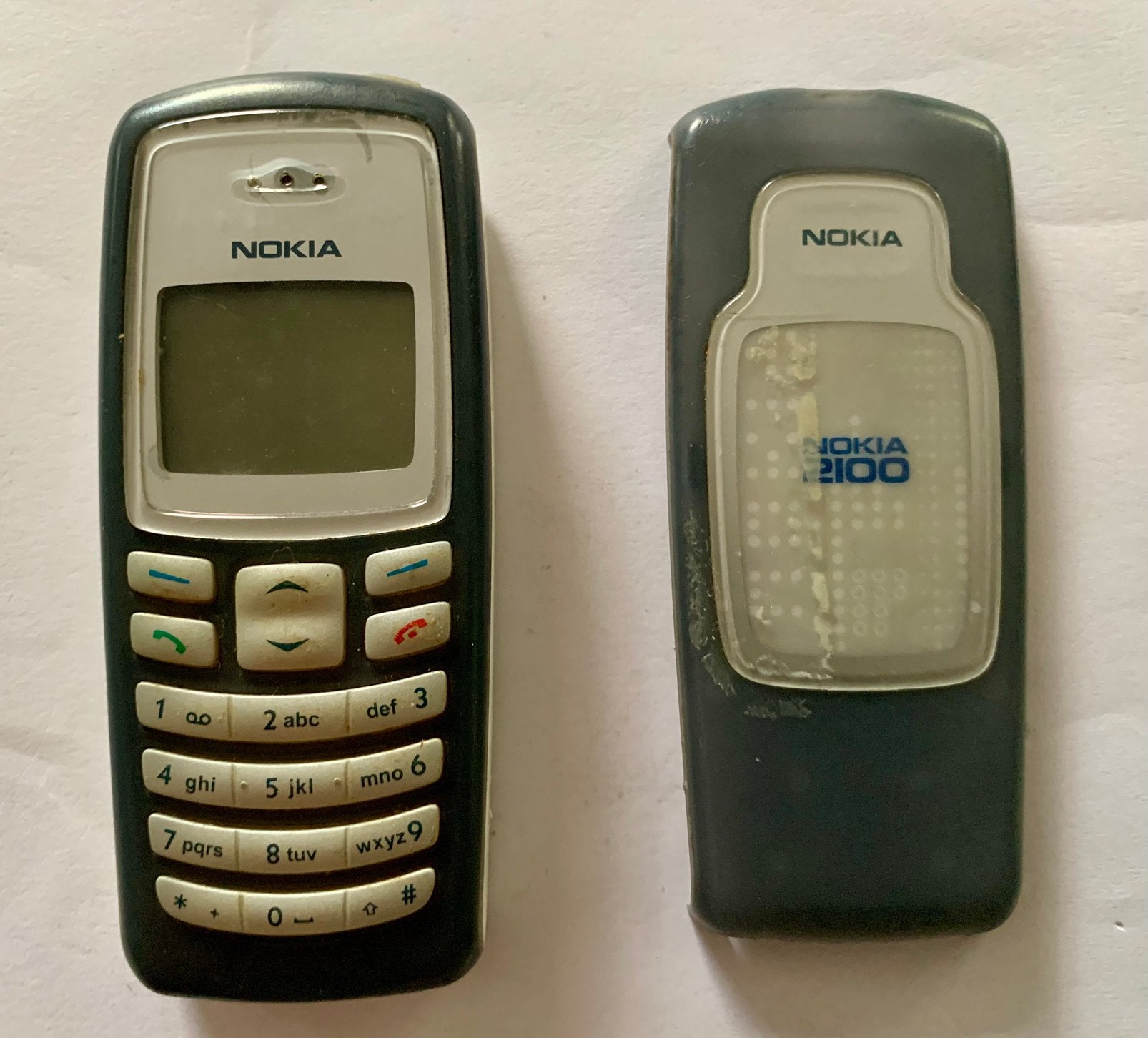 Nokia 2100 GSM, Gebruikt, Zwart, Ophalen of Verzenden, Minder dan 3 megapixel