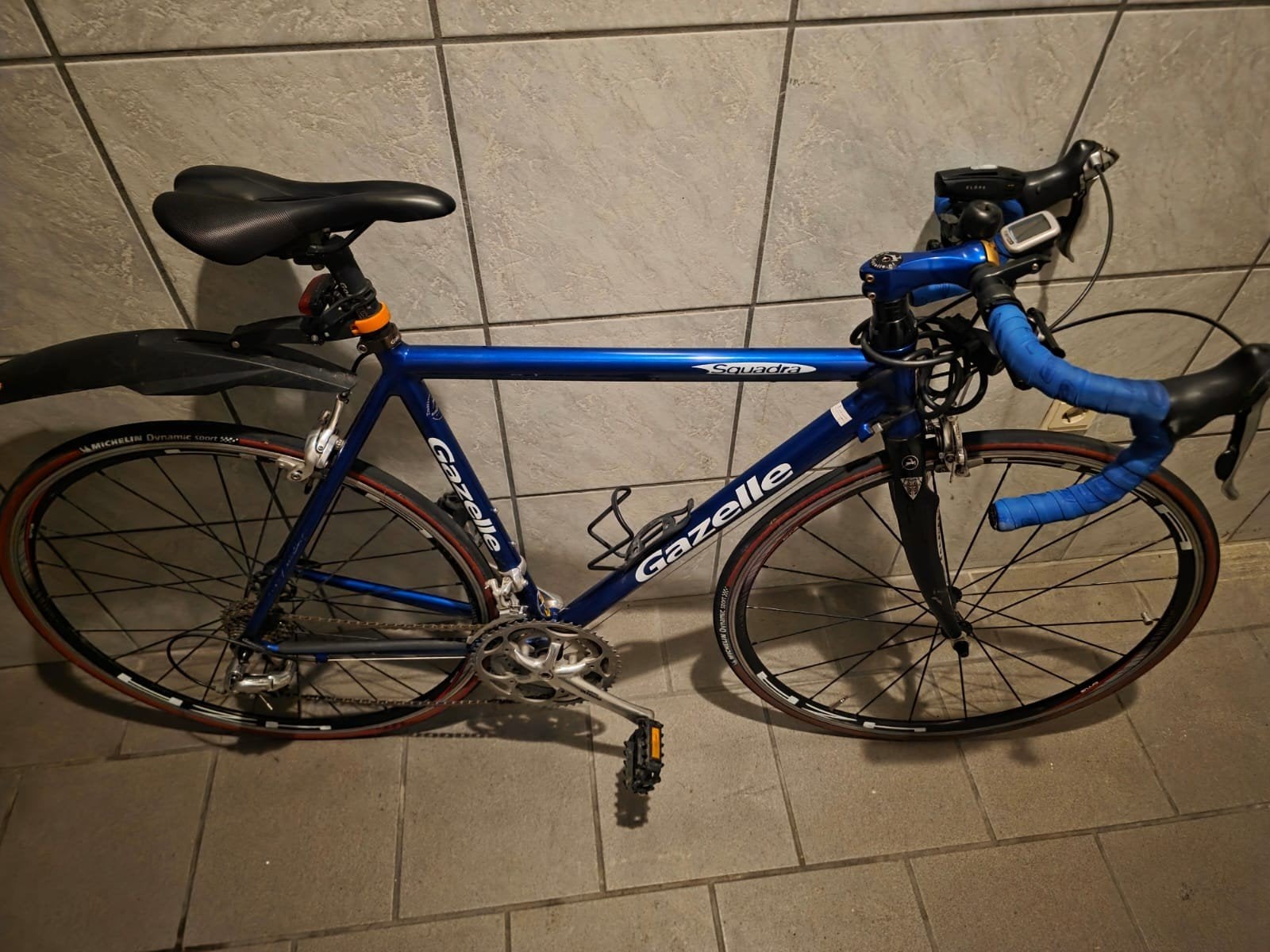 Gazelle Squadra Racefiets - Shimano Ultegra - Blauw/Wit, Ophalen, Gebruikt, Gazelle