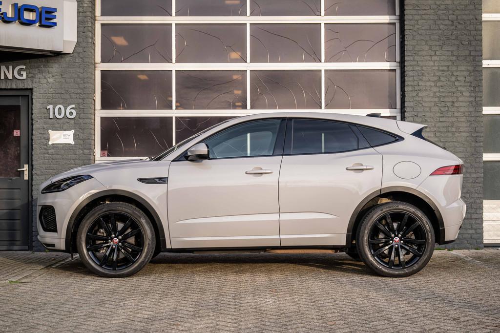 Jaguar E-Pace 1.5 P300e AWD R-Dynamic Black Edition, Meridia, Auto's, Jaguar, Automaat, 309 pk, Zwart, Leder