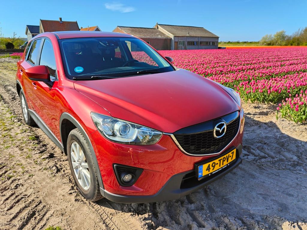 Mazda CX-5 2.0 121KW 2WD 2012 Rood, Auto's, Mazda, Voorwielaandrijving, 1998 cc, Stof, 4 cilinders