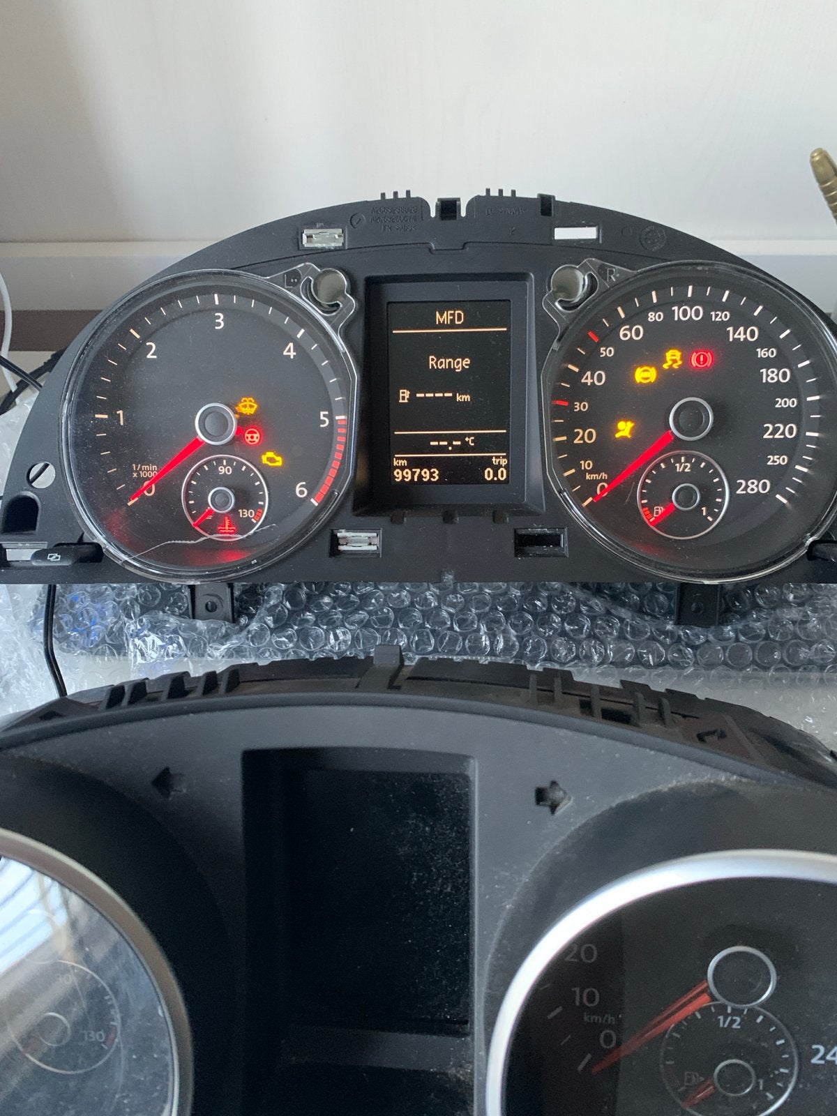 Volkswagen Passat B6 cc 357 Tellerklok tacho km 3C8920870C, Ophalen of Verzenden, Gebruikt