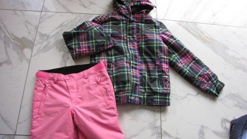 152 prachtig skipak O'NEILL ruit, Kinderen en Baby's, Ophalen of Verzenden, Zo goed als nieuw, Meisje, Sport- of Zwemkleding