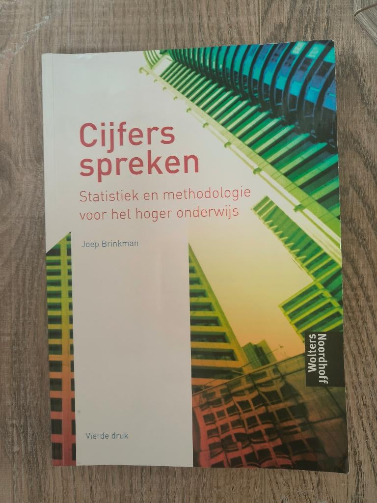 Cijfers spreken, Ophalen of Verzenden, Alpha, Gelezen, WO