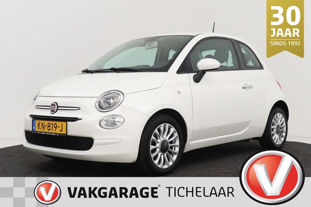 Fiat 500 0.9 TwinAir Turbo Popstar | Org NL | 80 PK | Airco, Voorwielaandrijving, Stof, Gebruikt, Origineel Nederlands