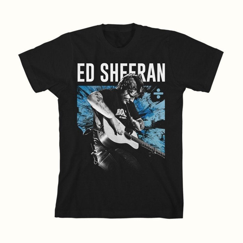 Ed Sheeran Divide Strum Sketch Tour t-shirt zwart maat S, Ophalen of Verzenden, Nieuw, Kleding