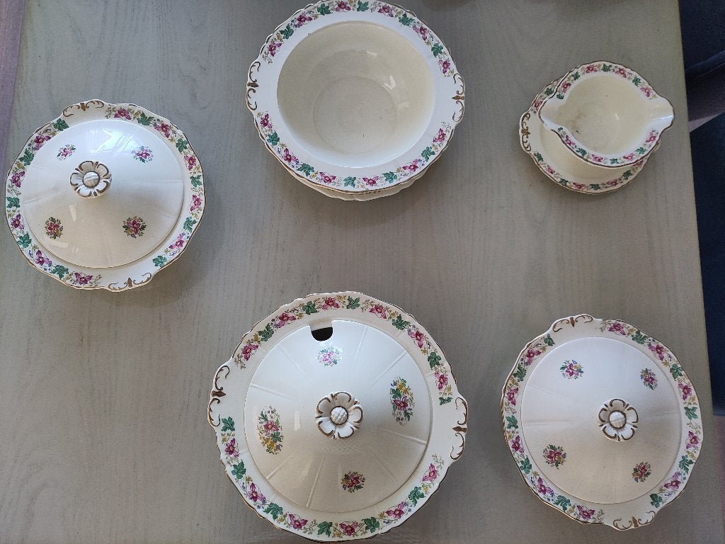 5 delig mosa servies, Ophalen