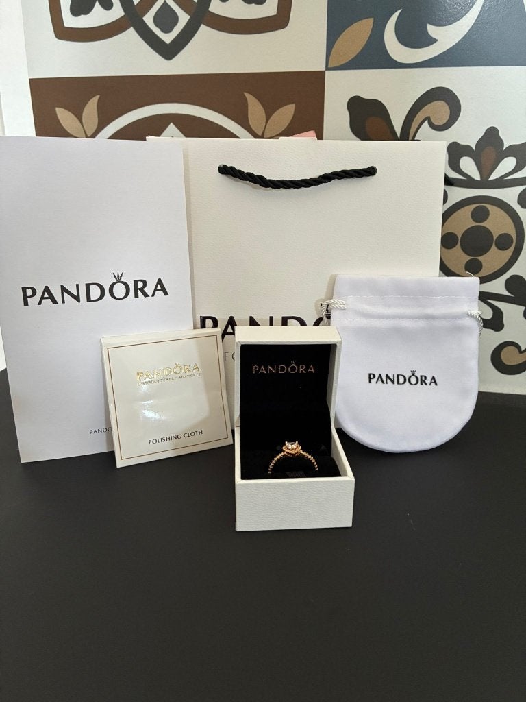Pandora Timeless Sparkling Elevated Heart Ring, Sieraden, Tassen en Uiterlijk, Ringen, Nieuw, Ophalen of Verzenden, Kleiner dan 17