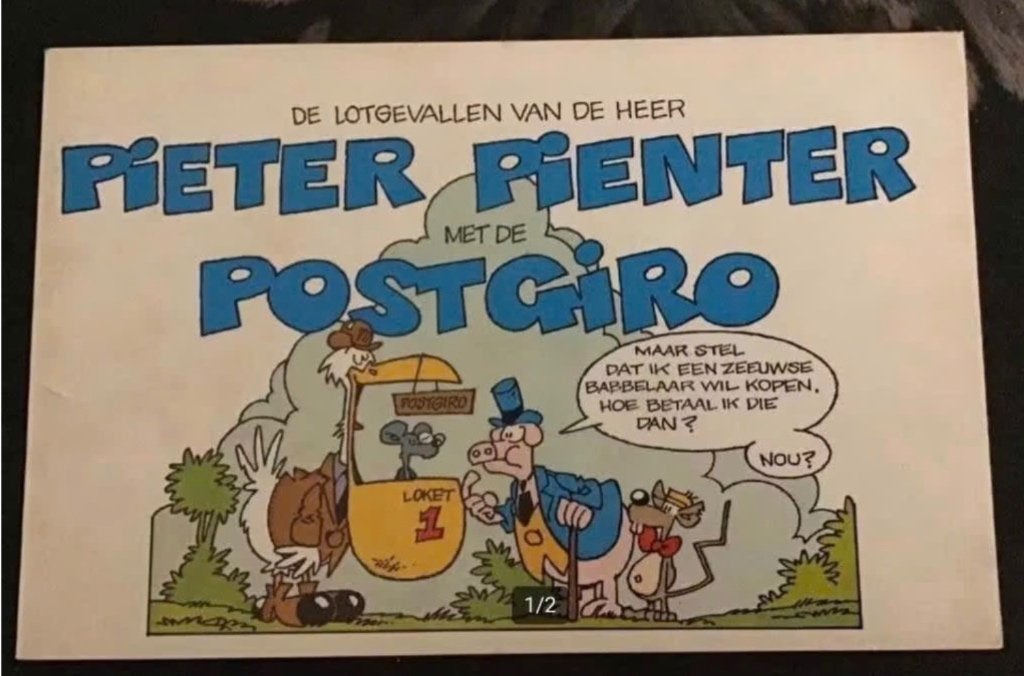 Piet Pienter met de postgiro door Peter de Smet, Eén stripboek, Ophalen of Verzenden, Zo goed als nieuw