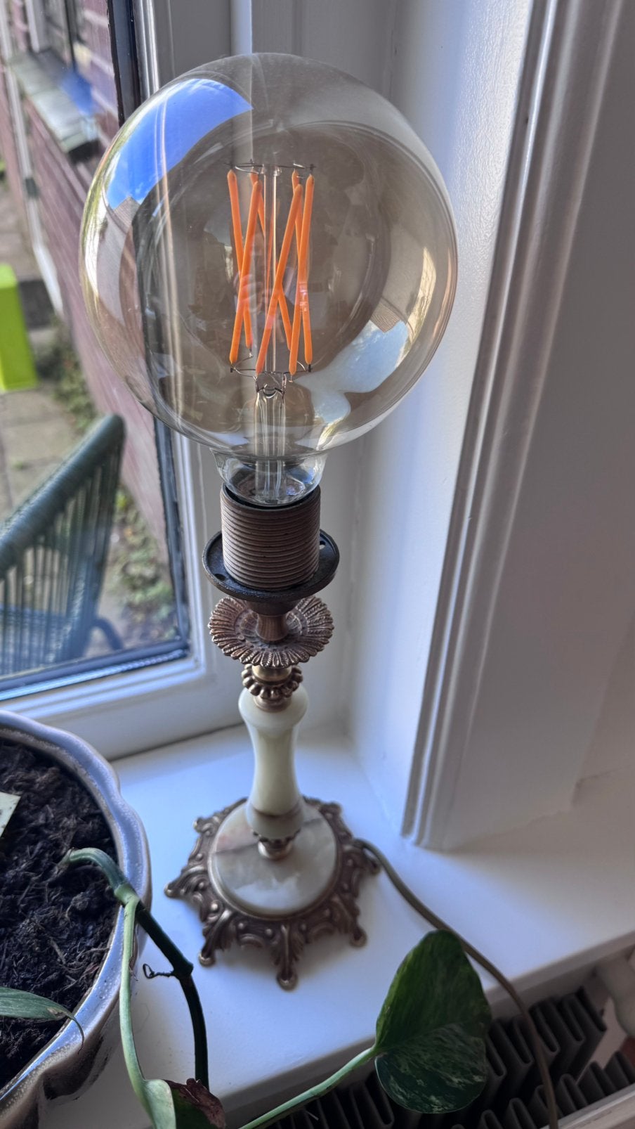 Vintage lampenvoet, Ophalen of Verzenden