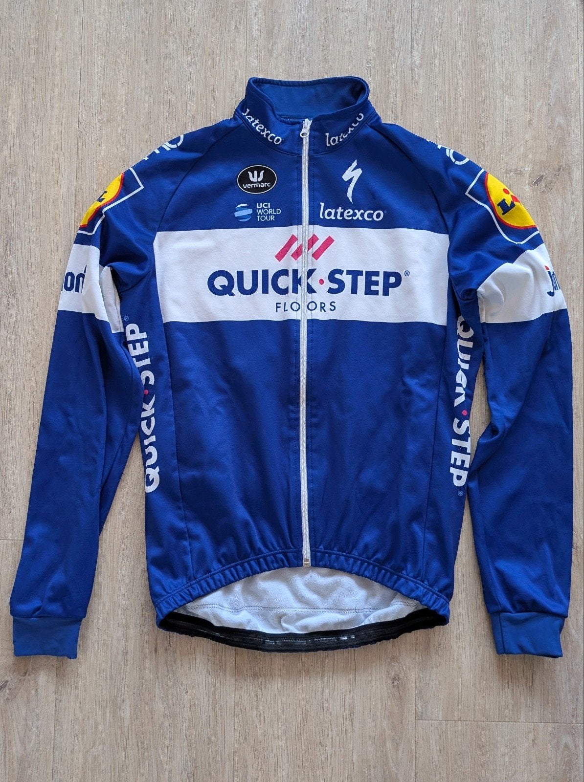 Vermarc Quick Step Wielershirt Lange Mouwen XL, Ophalen of Verzenden, Kleding