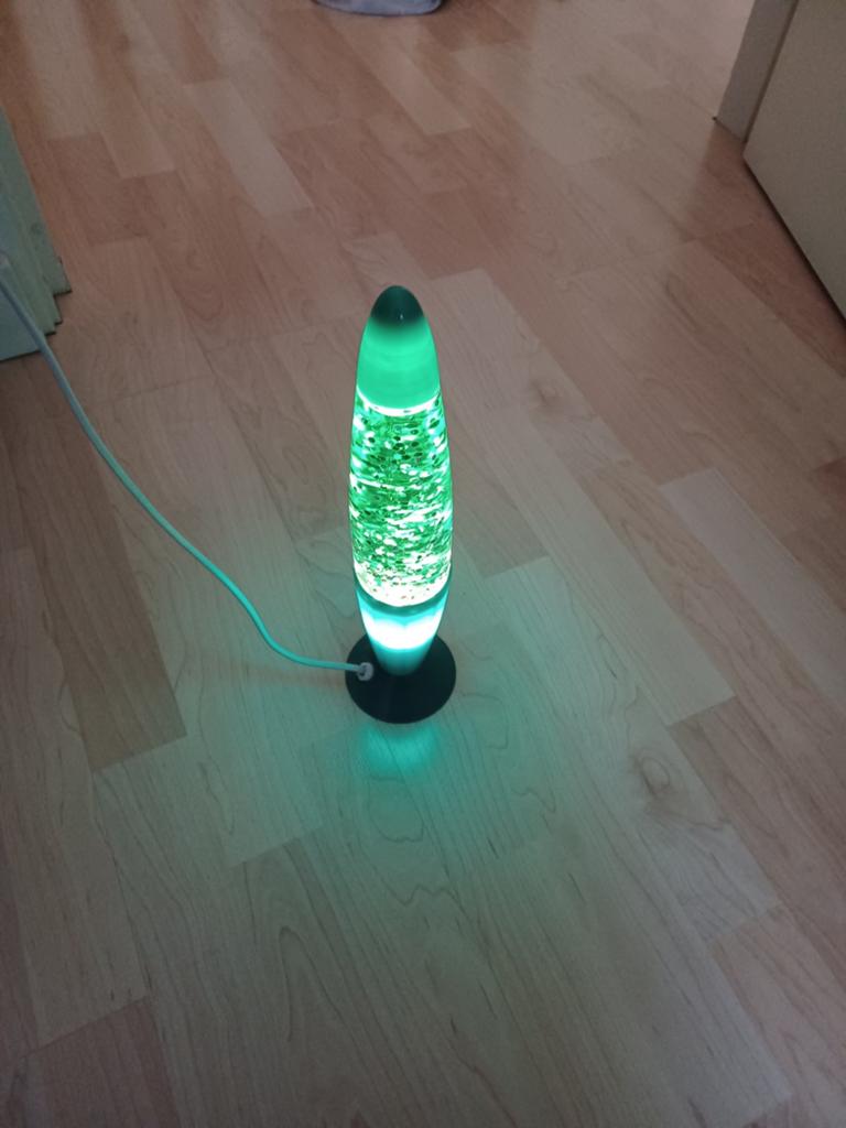 Lavalamp, groen, Ophalen of Verzenden