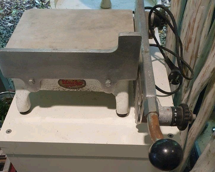 Vintage Unika Kaassnijmachine met Marmeren Plaat, Ophalen of Verzenden