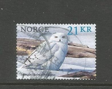 Noorwegen Mi. 1960 Sneeuwuil, Ophalen of Verzenden, Noorwegen, Gestempeld