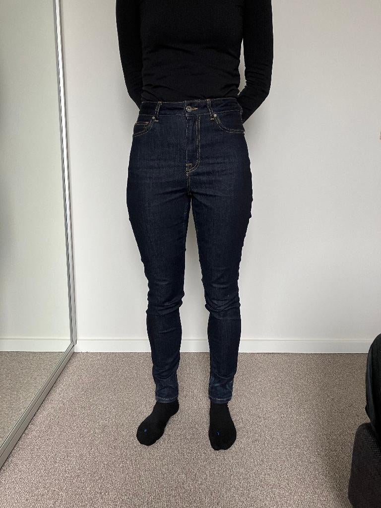 Joline Jolink skinny jeans S, Kleding | Dames, Spijkerbroeken en Jeans, Joline Jolink, Blauw, Ophalen of Verzenden, Zo goed als nieuw