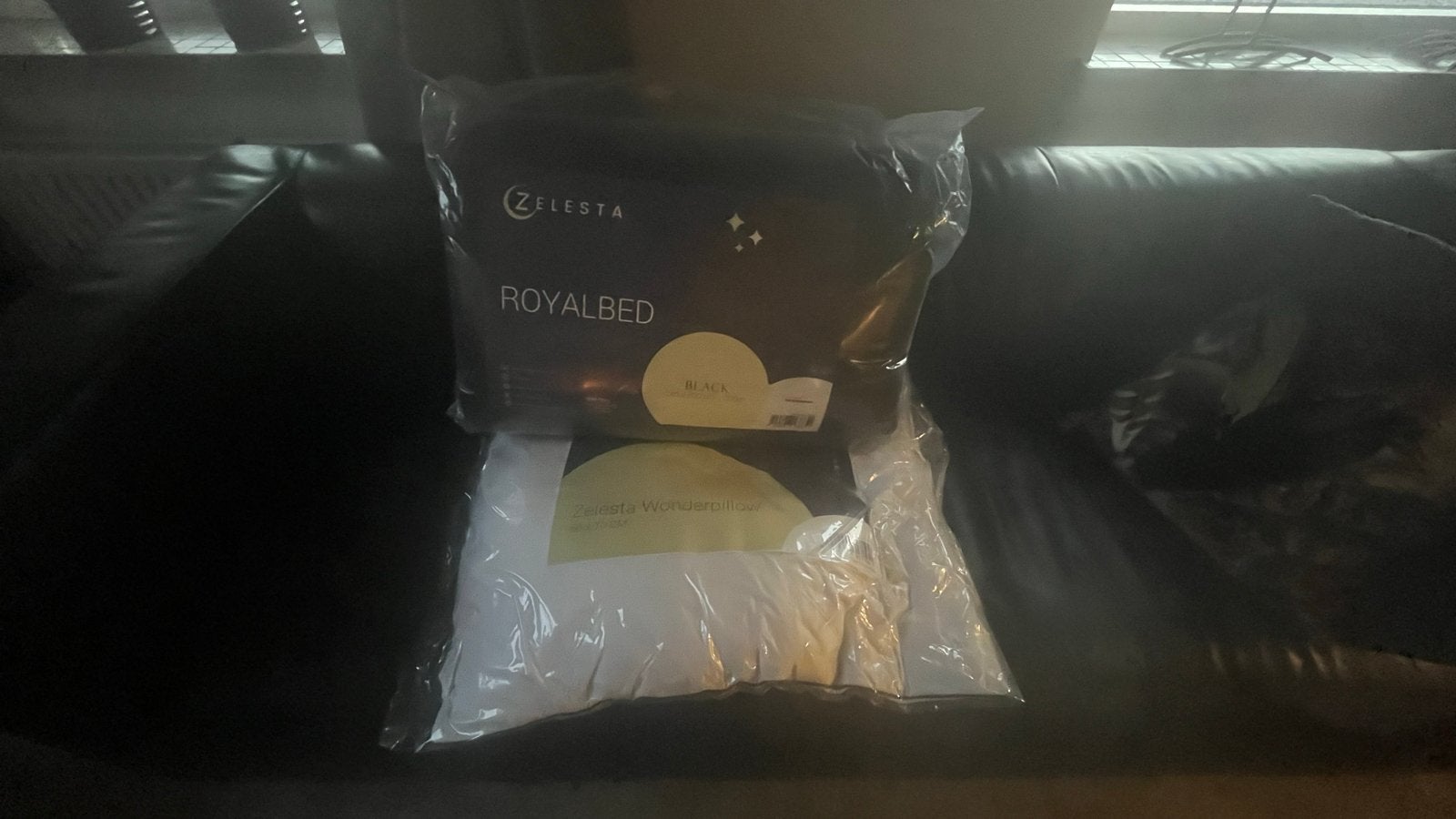 Zelesta Royalbed dekbed en Wonderpillow kussen - Nieuw in pl, Huis en Inrichting, Verzenden, Zwart, Deken of Dekbed, Overige merken