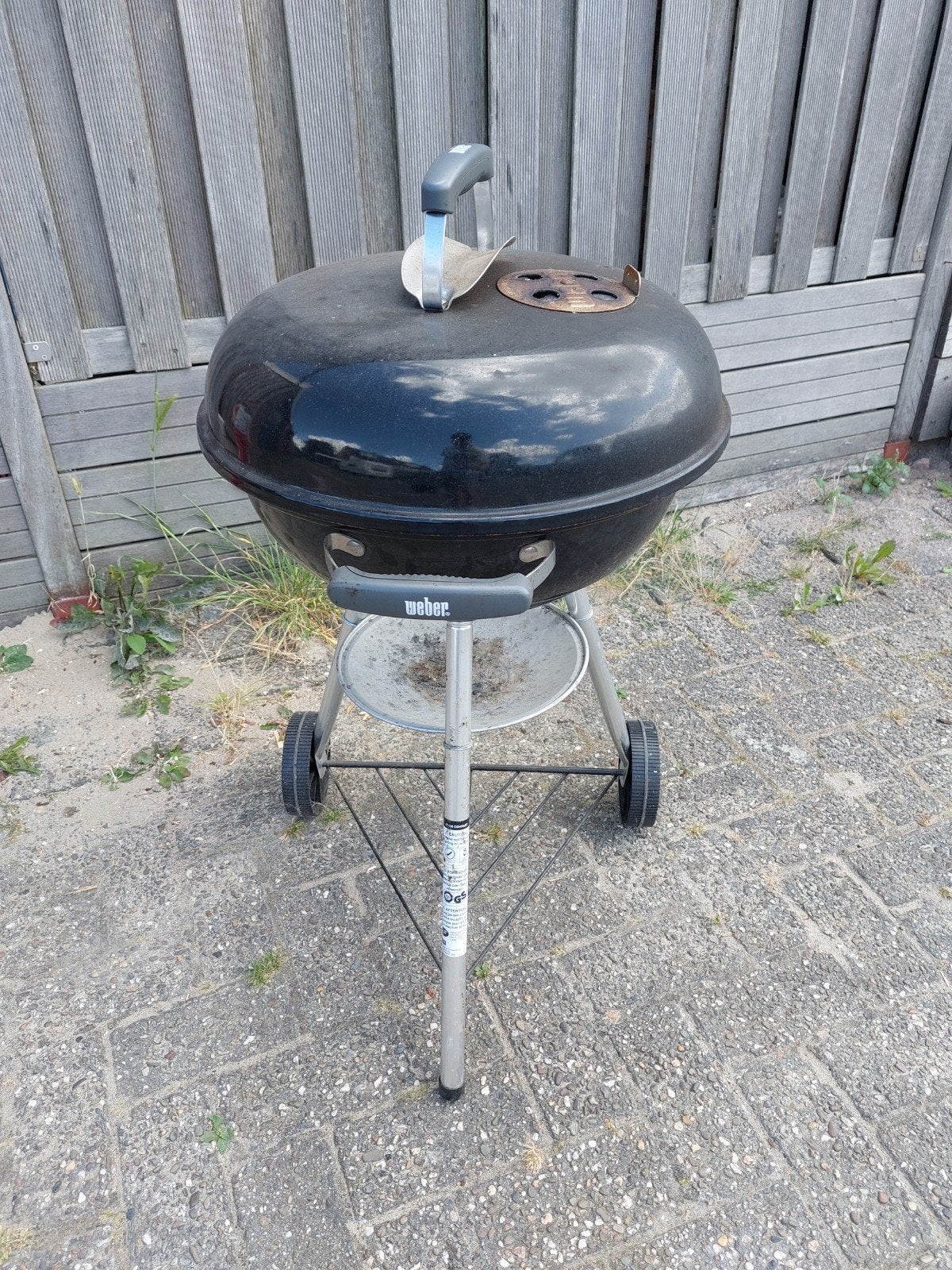 Weber BBQ 47cm met beschermhoes, Ophalen, Gebruikt