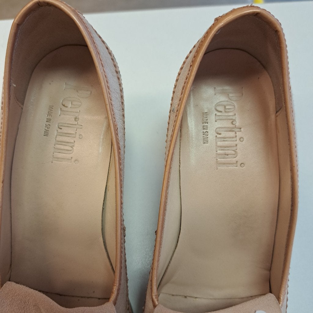 Pertini pumps beige lak leer moccasin voorkant mt 38 46611, ., Beige, Ophalen of Verzenden, Zo goed als nieuw