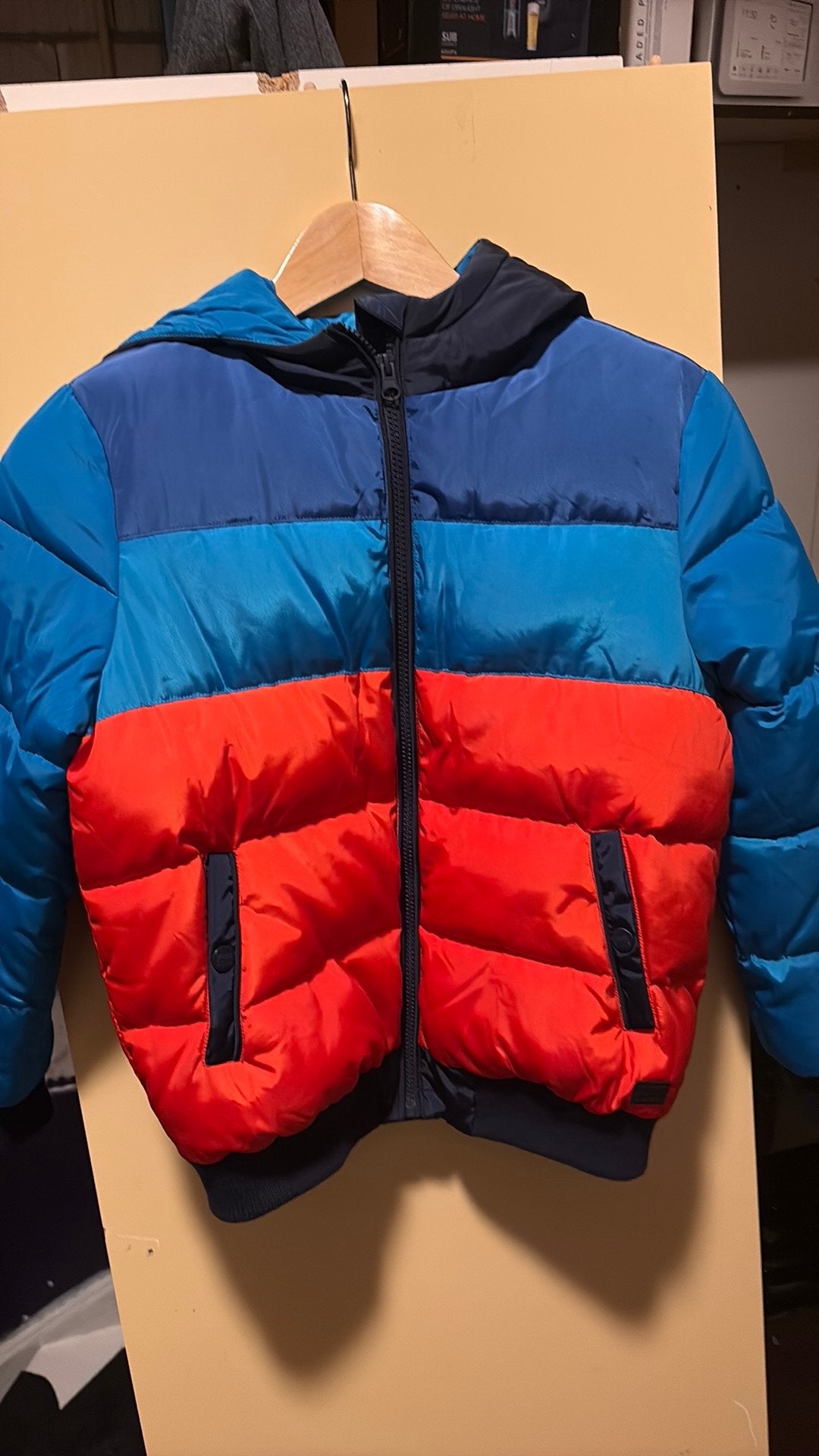 Orange stars jas  146/152, Kinderen en Baby's, Kinderkleding | Maat 146, Ophalen of Verzenden, Zo goed als nieuw