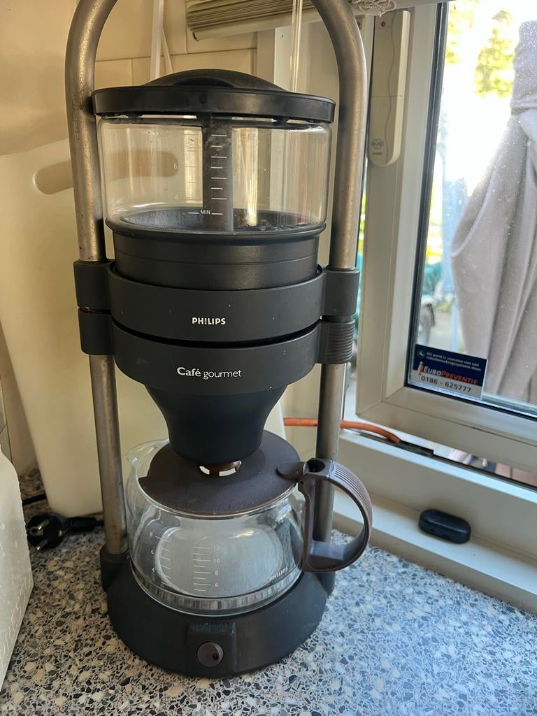 Philips Café Gourmet Koffiezetapparaat - Klassiek Design, Witgoed en Apparatuur, Koffiezetapparaten, Gebruikt, Koffiemachine, Gemalen koffie