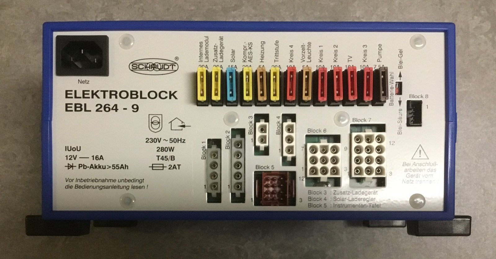 Schaudt EBL264 -9 elektroblock, Schaudt, Zo goed als nieuw, Service@schaudt.de, Planckstr. 8 Markdorf