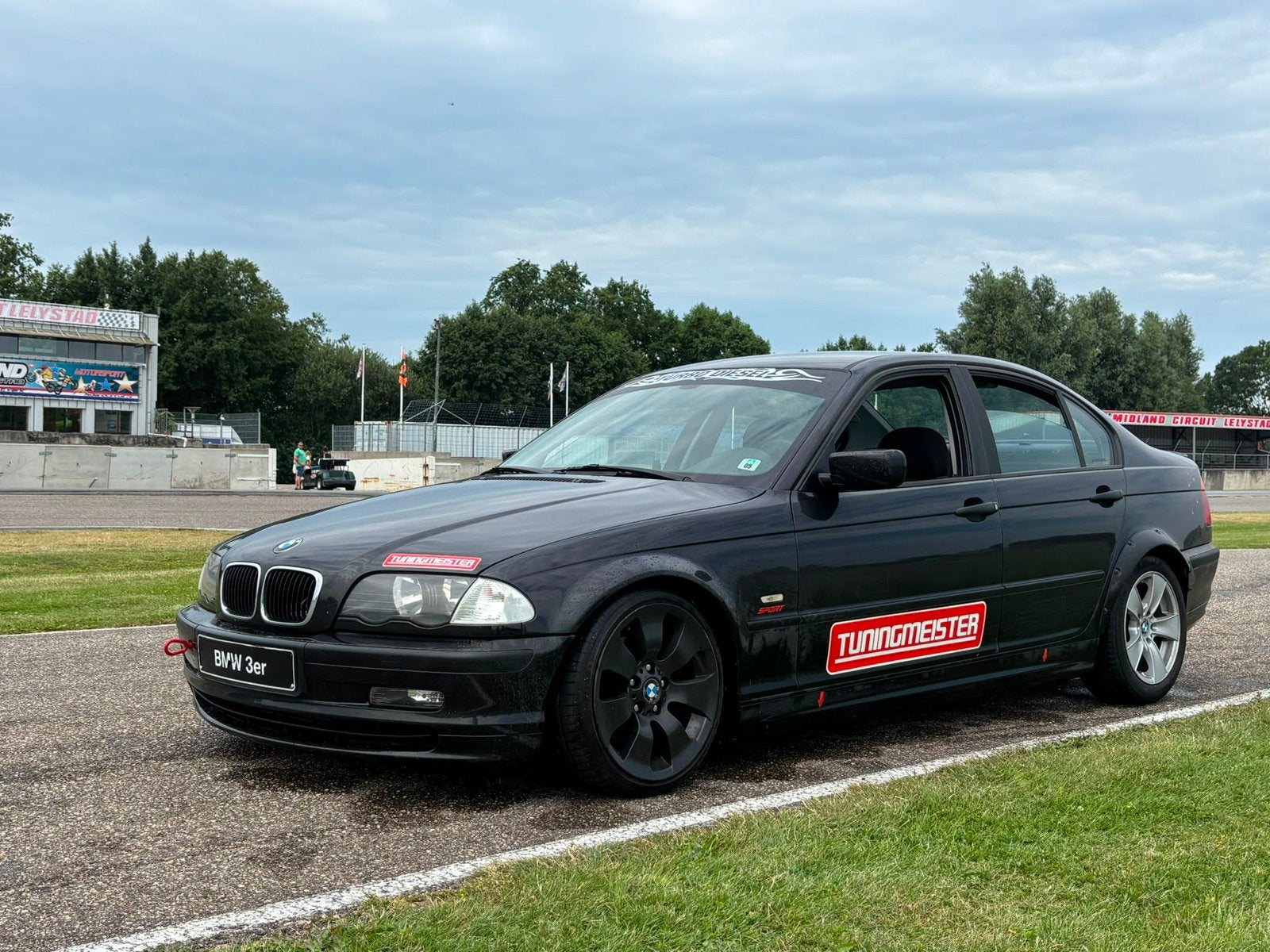BMW 3-Serie e46 320D 2001 Zwart drift auto, 1951 cc, Zwart, Overige kleuren, Particulier