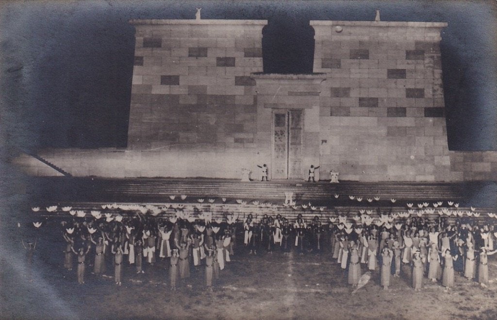 757X fotokaart Utrecht Terrein Vossegatsdijk Openluchtspel, Ophalen of Verzenden, 1920 tot 1940, Ongelopen, Utrecht
