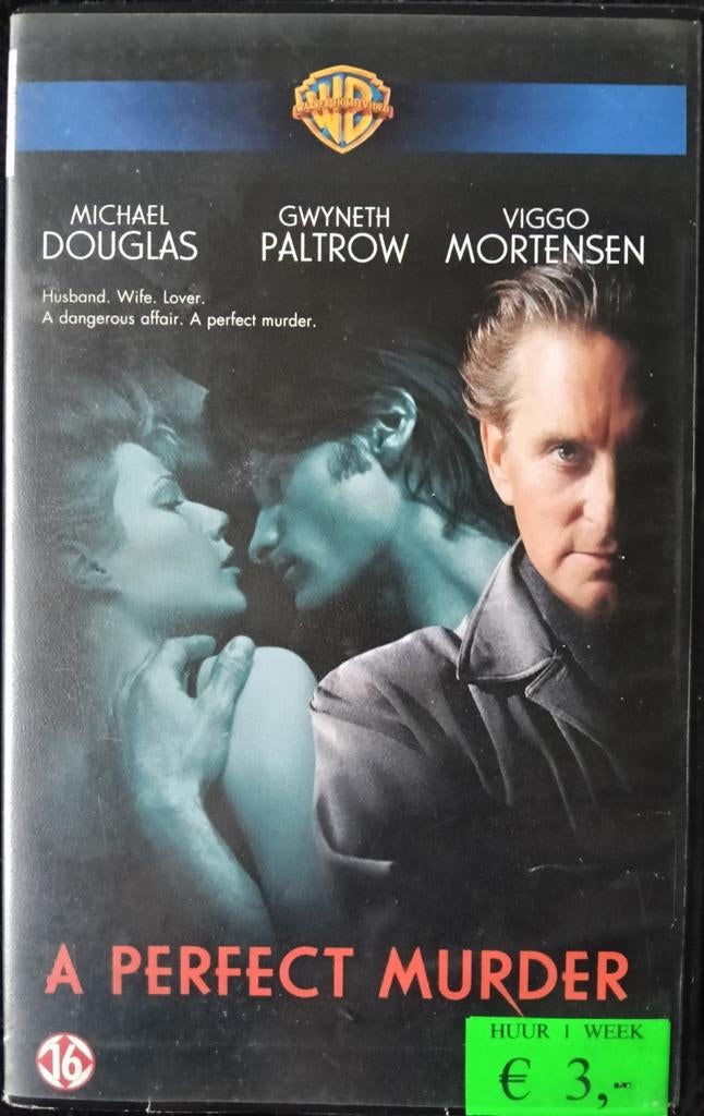 A Perfect Murder ex-rental VHS, Vanaf 16 jaar, Ophalen of Verzenden, Gebruikt, Horror