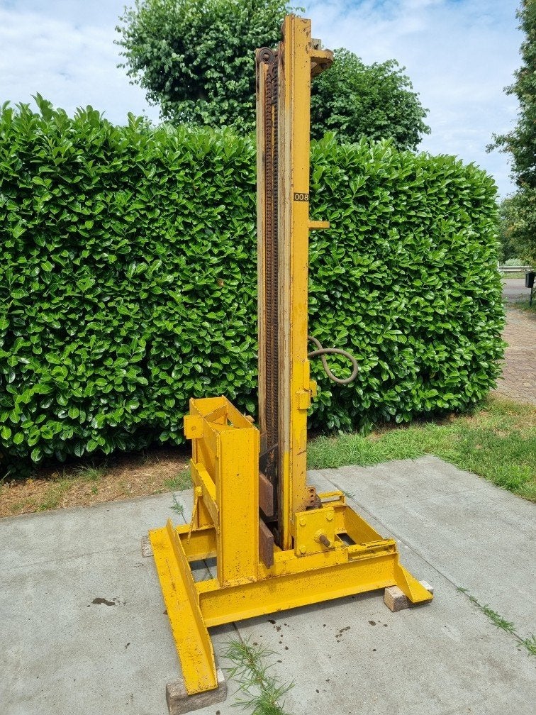 Hefmast voor tractor, Ophalen, Gebruikt