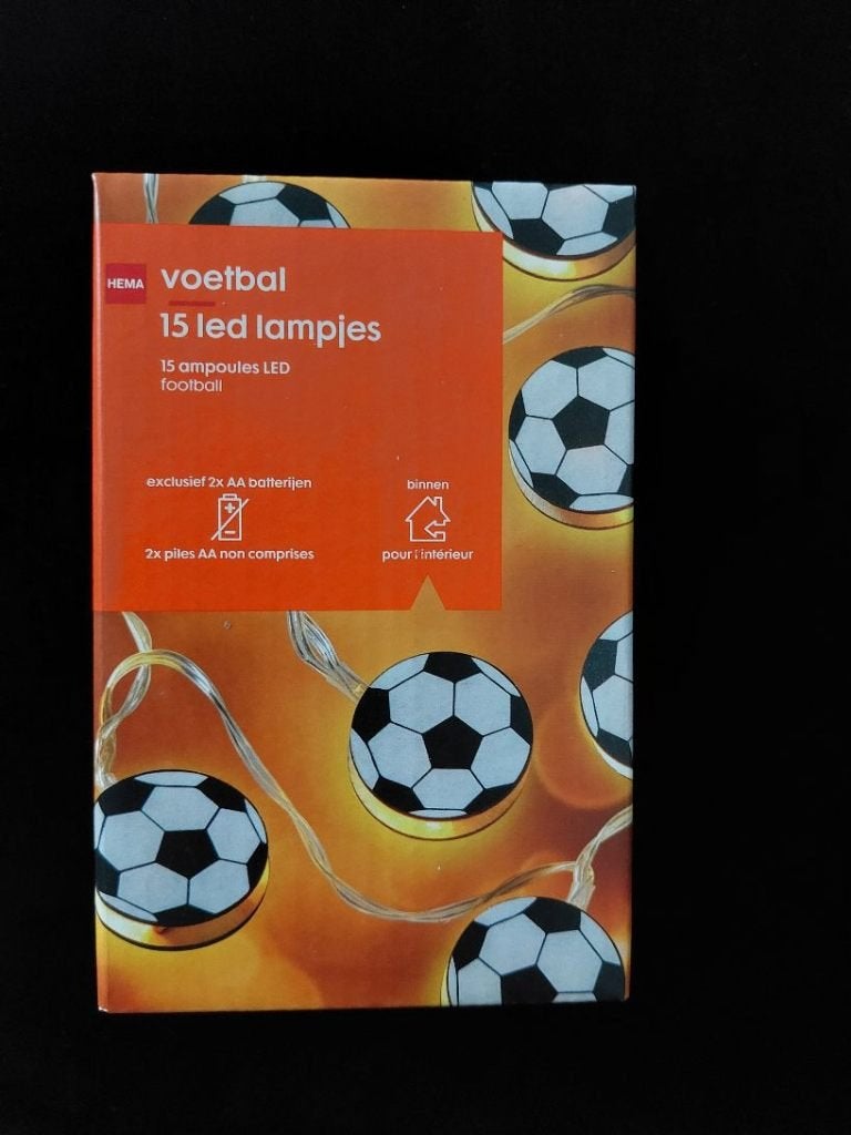 Nieuw Voetbal led lampjes, Ophalen of Verzenden, Nieuw