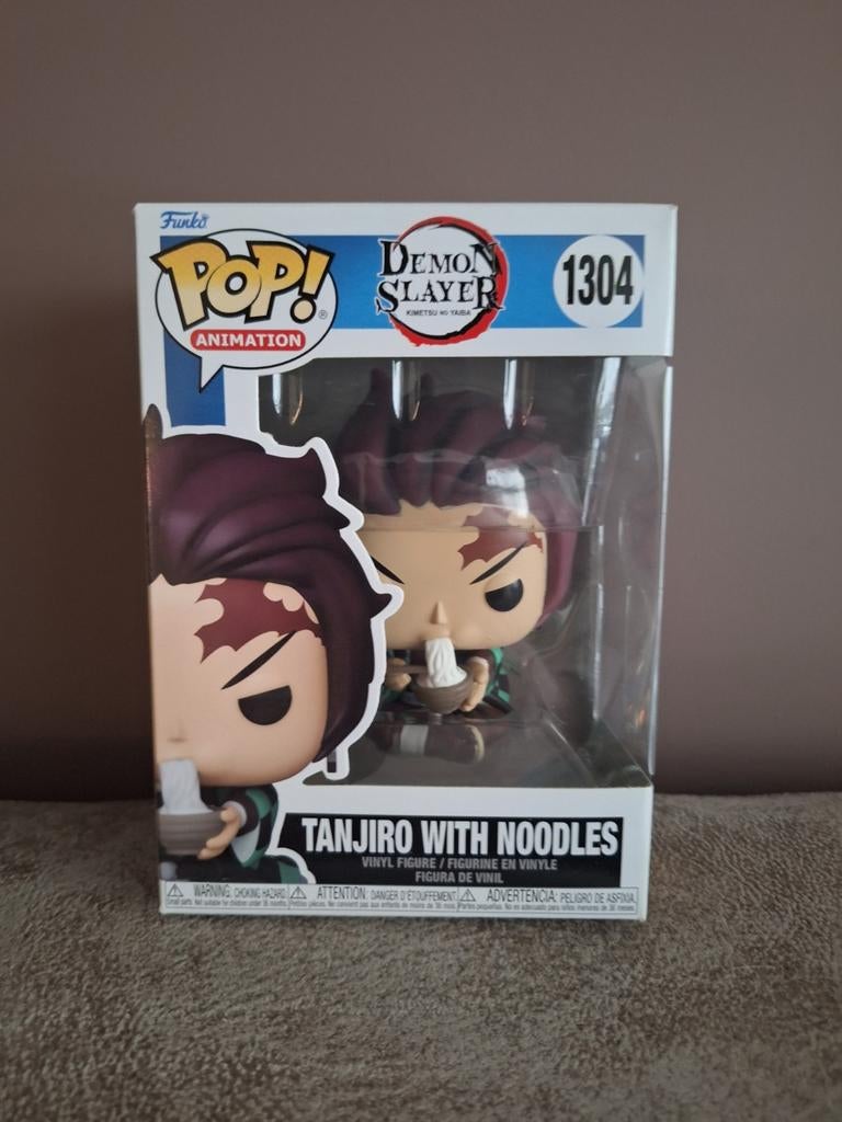 Funko Pop! Demon Slayer Tanjiro met Noodles #1304, Ophalen of Verzenden, Nieuw