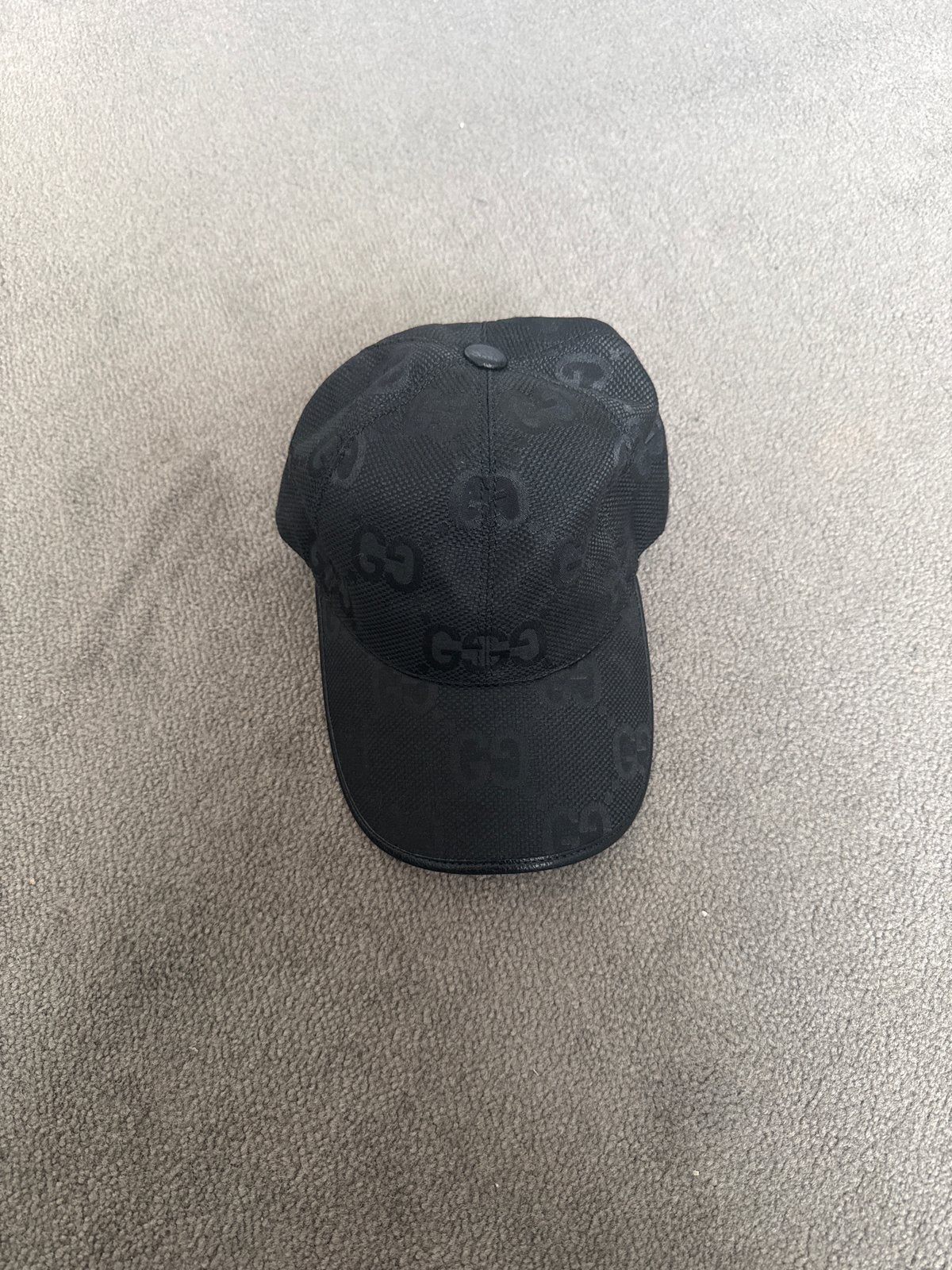Gucci GG Baseballpet Zwart - Zo goed als nieuw, Ophalen of Verzenden, Zo goed als nieuw, Pet