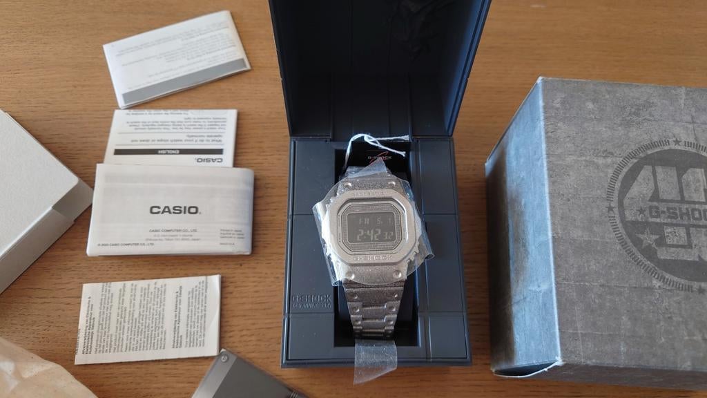 Casio GMW-B5000PS-1ER Polshorloge - Nieuw in doos, Staal, Polshorloge, Nieuw, Ophalen of Verzenden