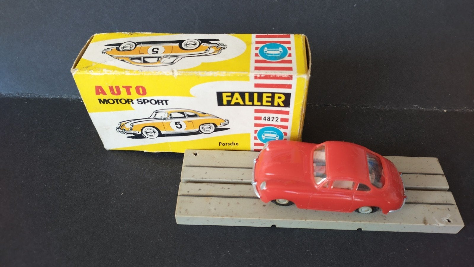 Porsche 356 Faller AMS Slotrace mint Box Pol, Auto, Verzenden, M, Zo goed als nieuw