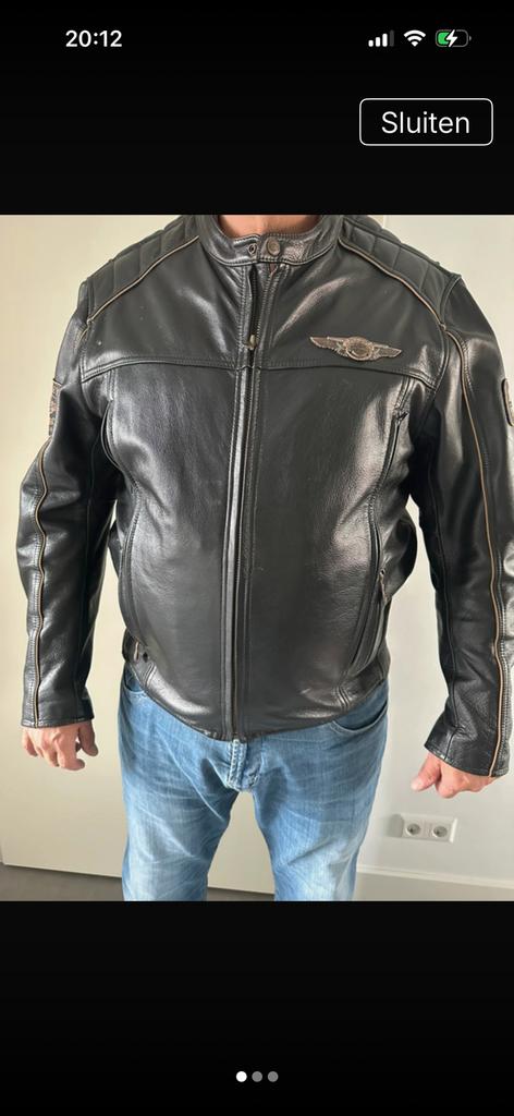 Harley davidson leren motorjas xxl, Motoren, Kleding | Motorkleding, Ophalen of Verzenden, Jas | leer