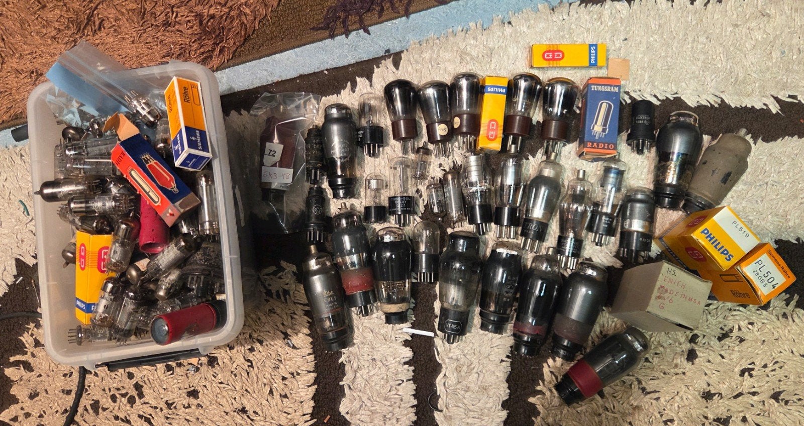 Grote partij buizen valves tubes, Ophalen of Verzenden, Buis of Buizen