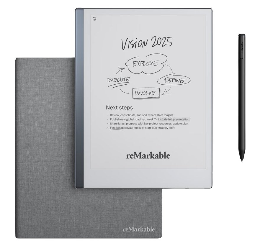 Remarkable 2, Marker Plus en Book Folio!, Ophalen, Multi-touch, Zo goed als nieuw, Remarkable II