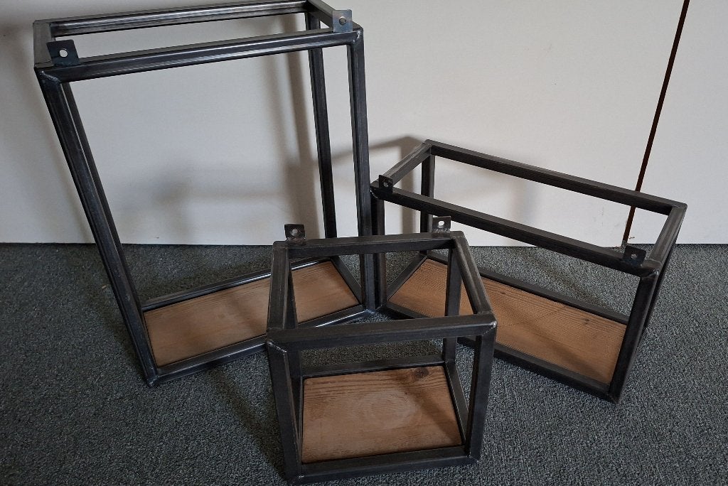 Drie wandkastjes Woed van BoxWorx, Huis en Inrichting, Ophalen of Verzenden, Gebruikt