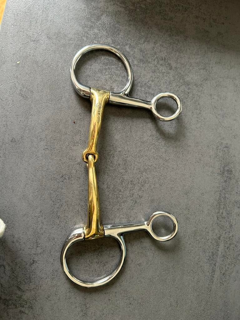 Baucher bit BR 11,5 cm, Dieren en Toebehoren, Paarden en Pony's | Hoofdstellen en Tuigage, Ophalen of Verzenden, Zo goed als nieuw