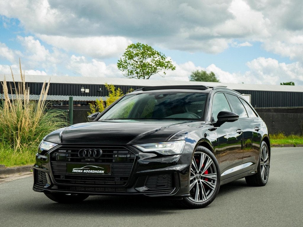 Audi A6 Avant 55 TFSI e quattro S-Line Competition|Panoramad, Automaat, Gebruikt, Zwart, 4 cilinders